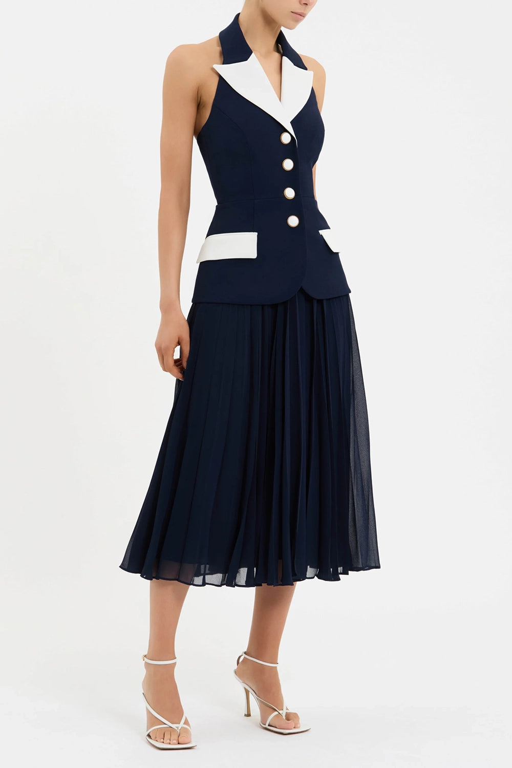REBECCA VALLANCE | ULA MIDI - NAVY