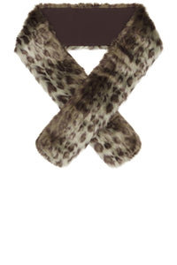 Unreal Fur | West End Scarf - Green Leopard