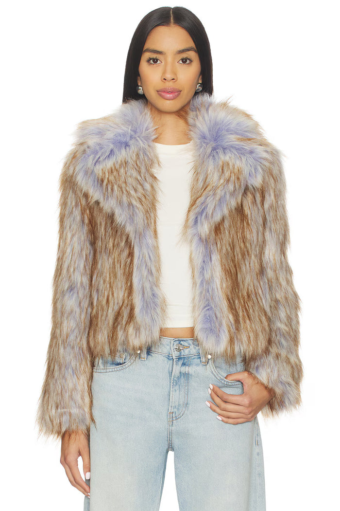 Unreal Fur | Harmony Jacket - Purple Coyote