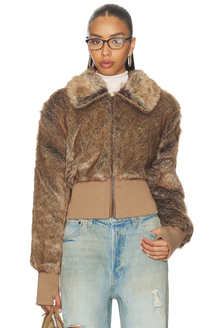 Unreal Fur | Event Horizon Jacket - Natural