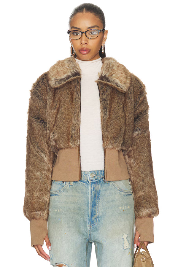 Unreal Fur | Event Horizon Jacket - Natural