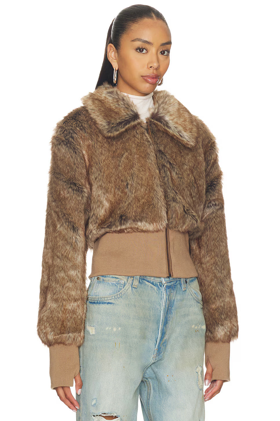 Unreal Fur | Event Horizon Jacket - Natural