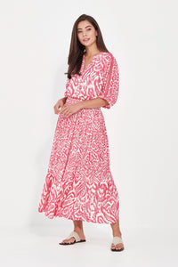 VERGE | VALE TOP - PINK PRINT