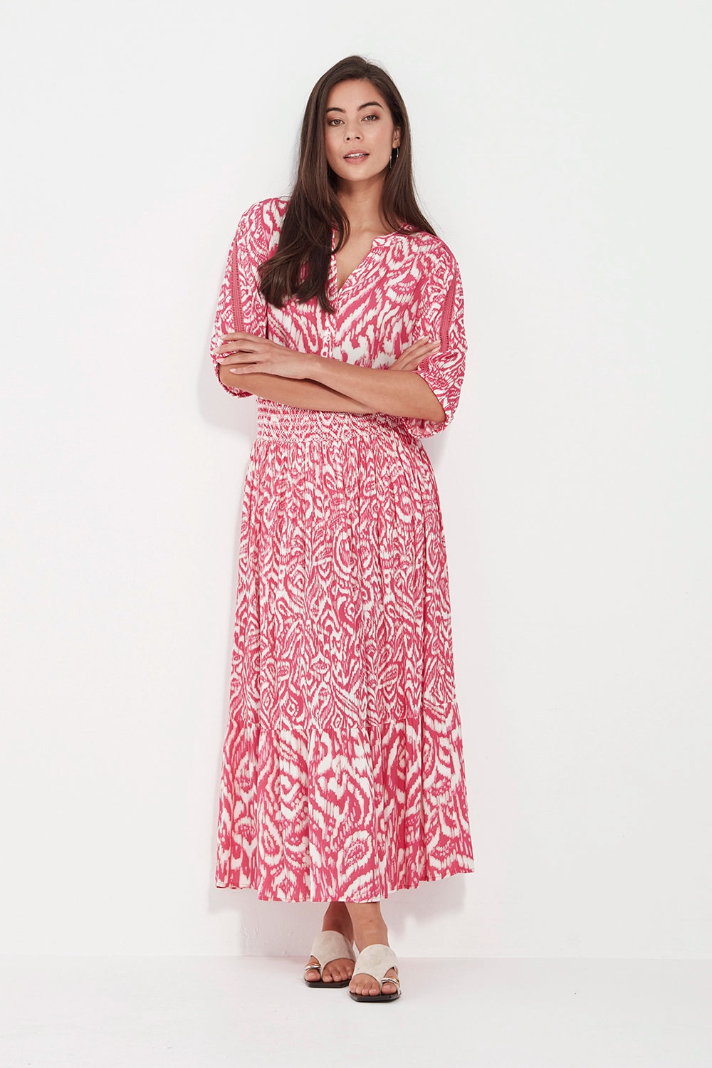 VERGE | VALE TOP - PINK PRINT