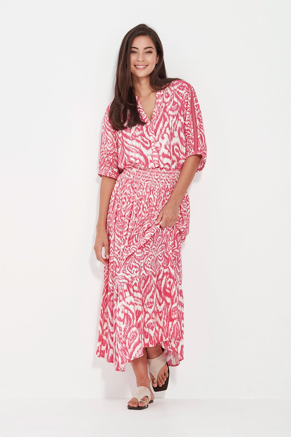VERGE | VALE TOP - PINK PRINT