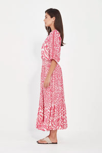VERGE | VALE TOP - PINK PRINT