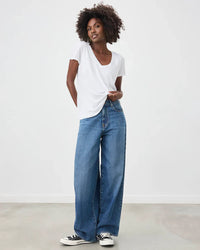 Splendid | Kate V-Neck Tee - White