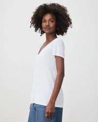 Splendid | Kate V-Neck Tee - White