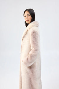 Unreal Fur | White Plains Coat - Ombre Cream