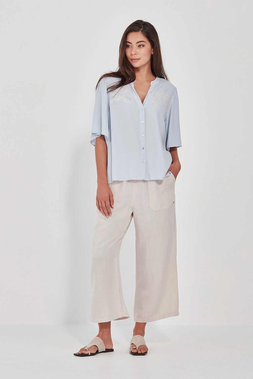 VERGE | SOHO 3/4 PANT - BONE