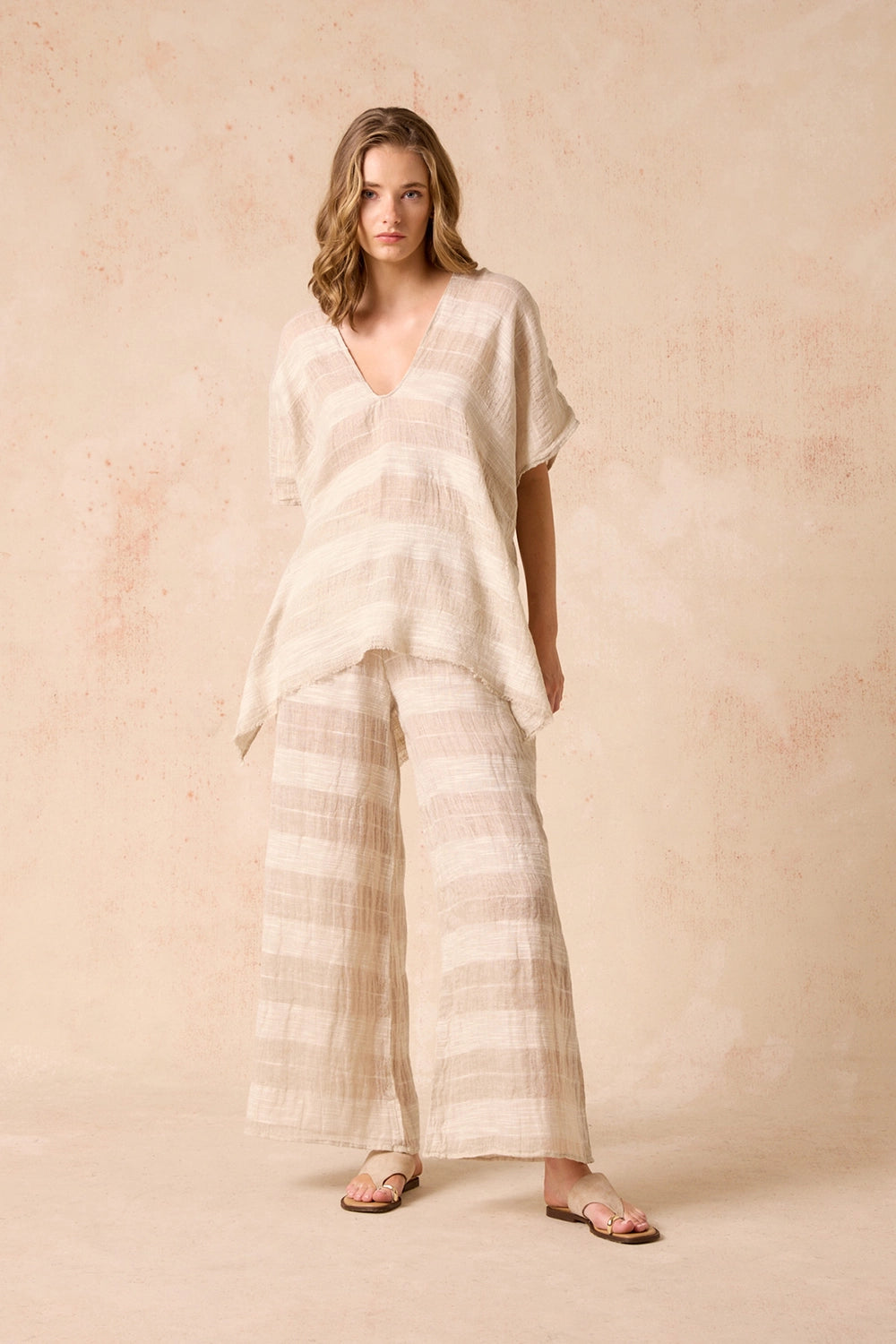 Estilo Emporio | Ziga Top - Tela Atena Natural