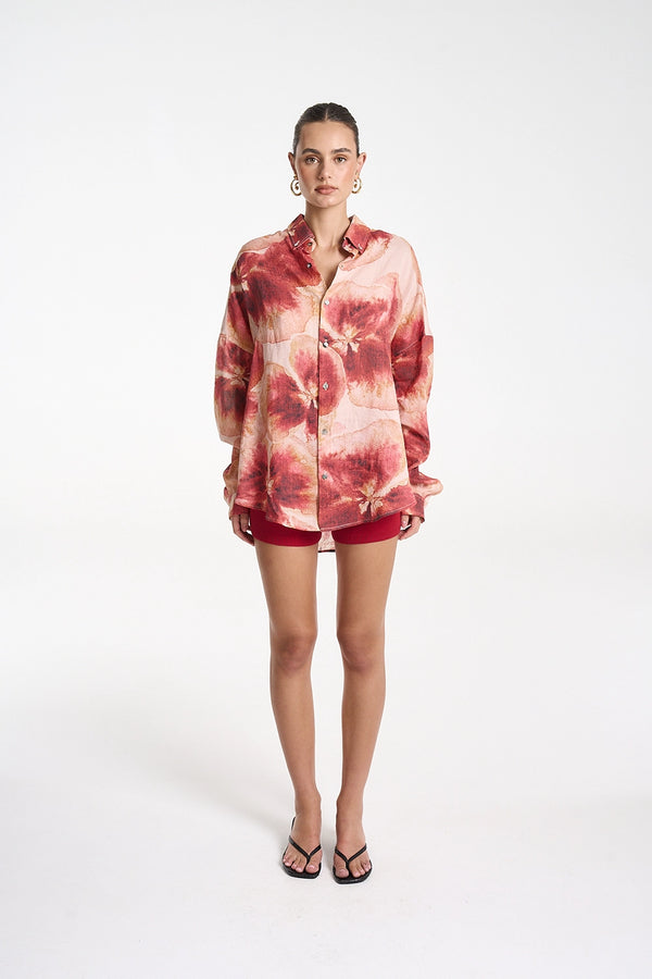 SUMMI SUMMI | LS OVERSIZED SHIRT - ALOHA