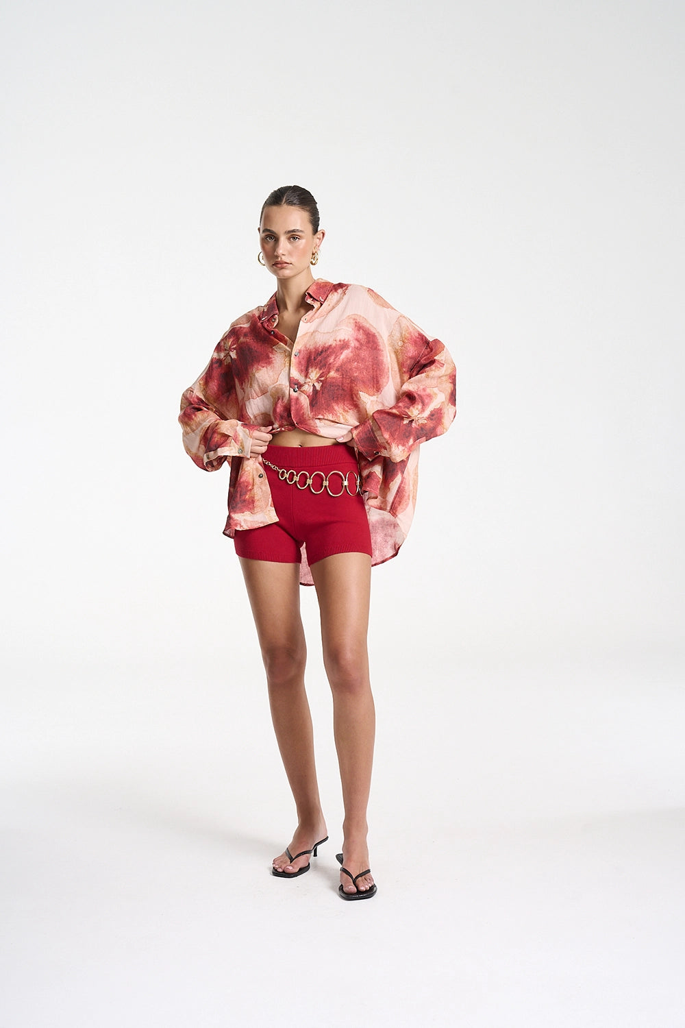 SUMMI SUMMI | LS OVERSIZED SHIRT - ALOHA