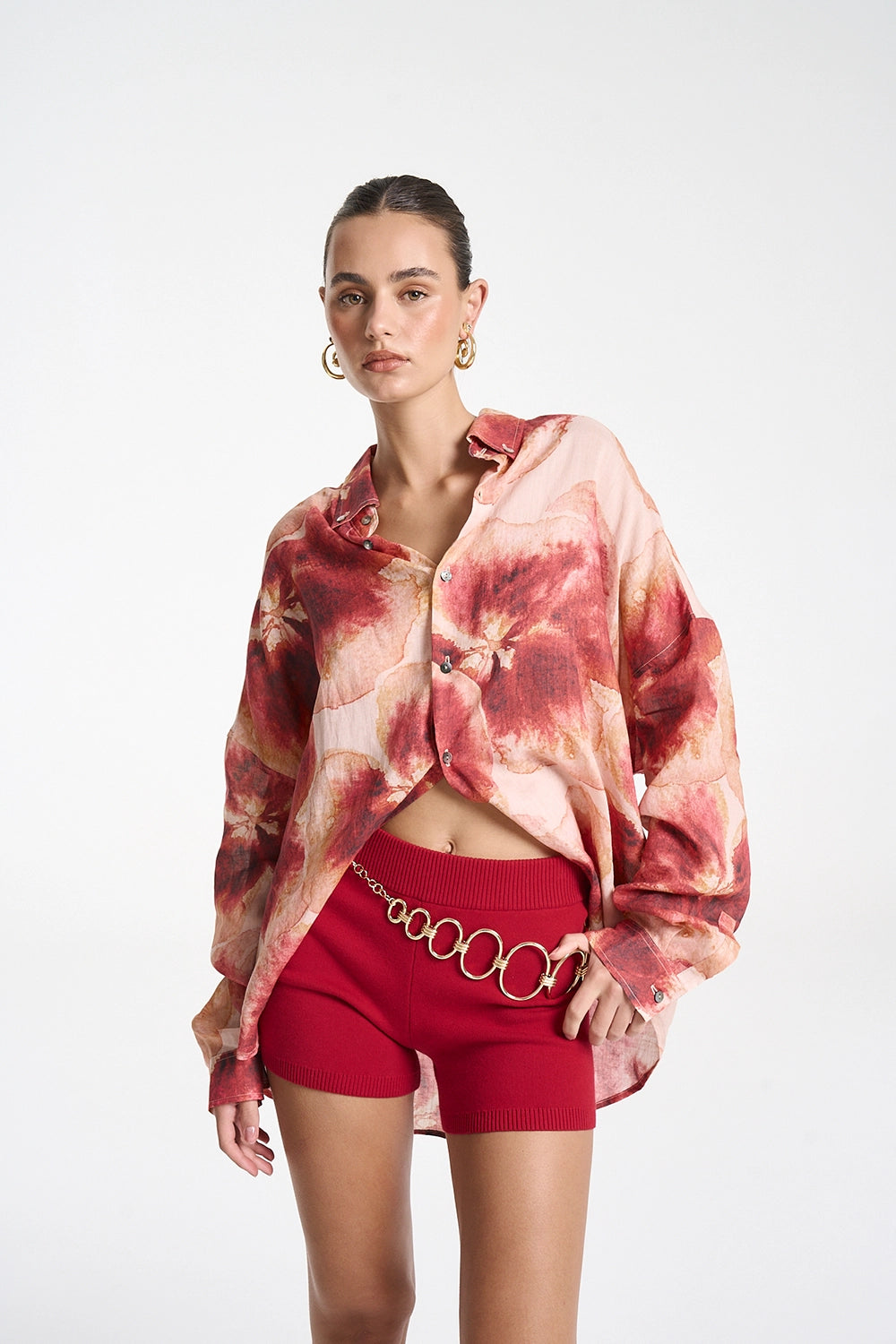 SUMMI SUMMI | LS OVERSIZED SHIRT - ALOHA
