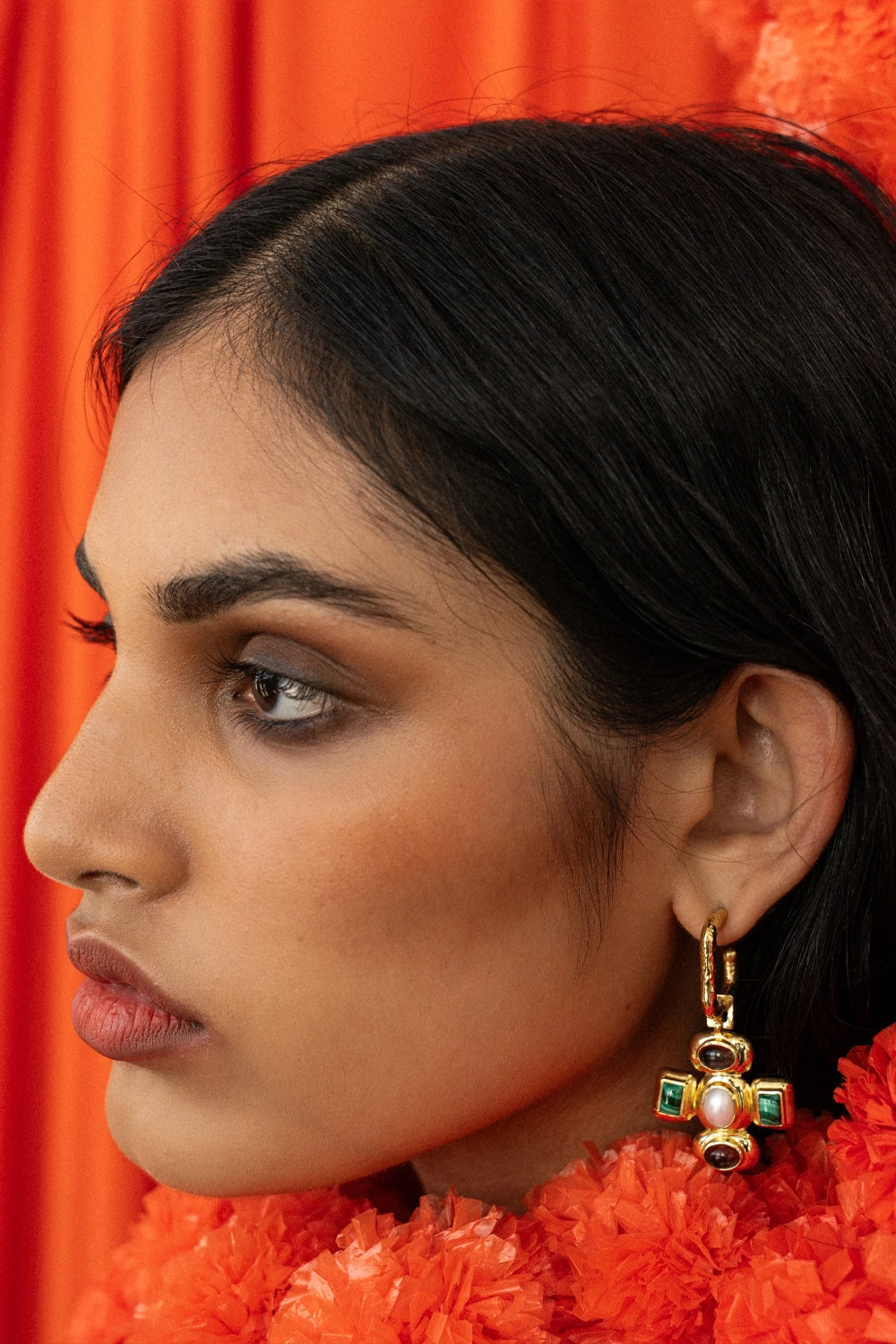 Mountain & Moon | Anushka Earrings | Gold