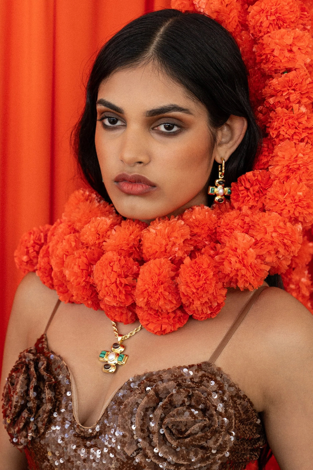 Mountain & Moon | Anushka Earrings | Gold