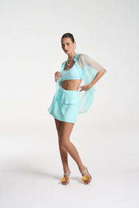 SUMMI SUMMI | SKORT - AQUA