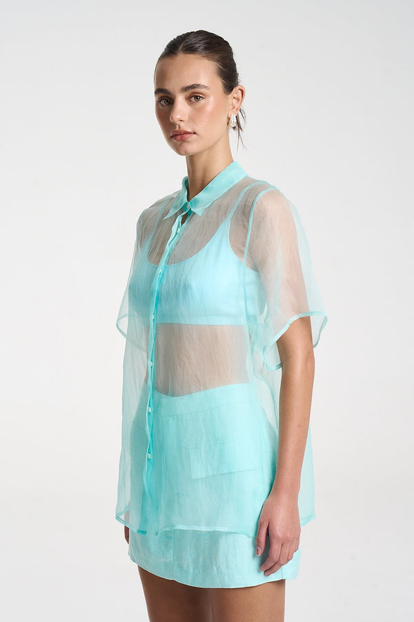SUMMI SUMMI | ROMEO SHIRT - AQUA