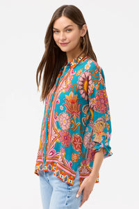 JOHNNY WAS | THE AUDREY BUTTON UP SHIRT - ENDORA C10125-E