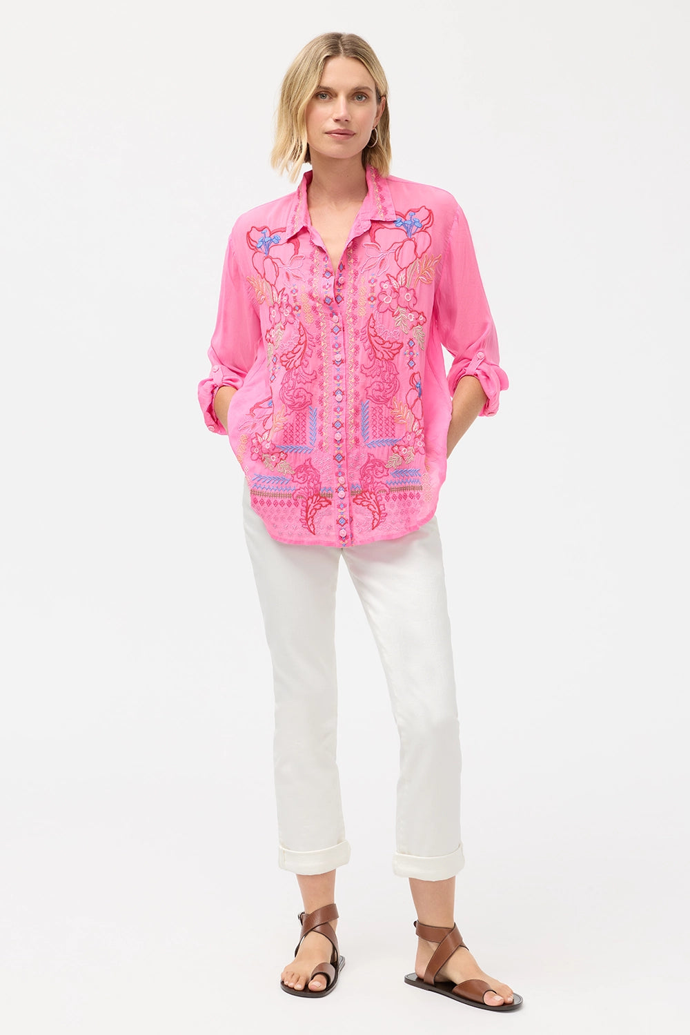 JOHNNY WAS | LUISA SHIRT - GIN FIZZ