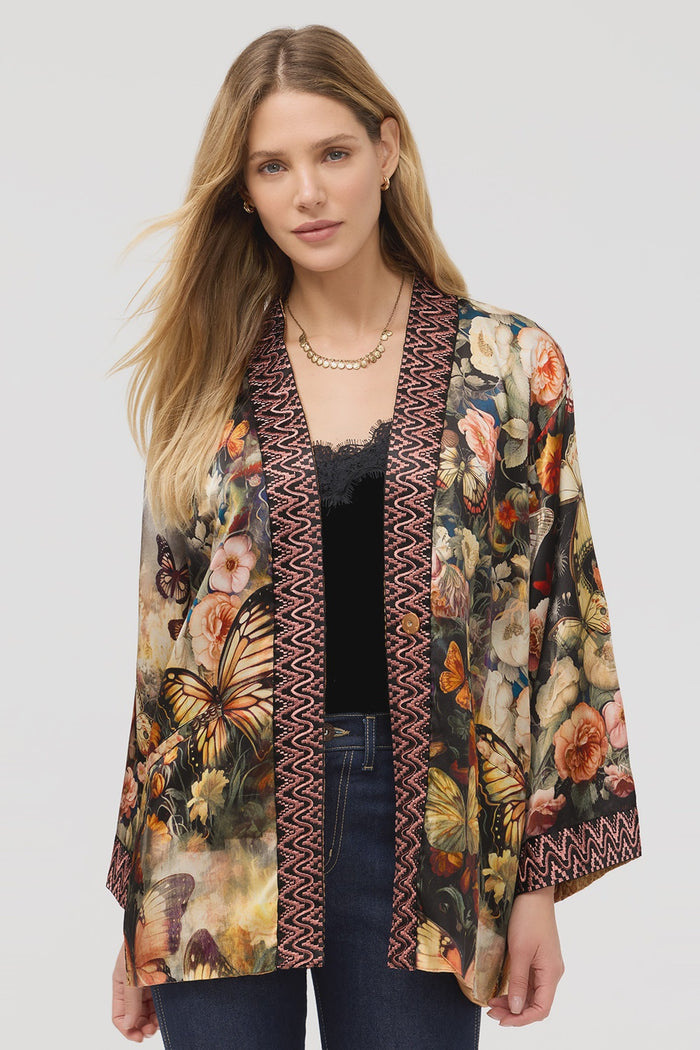 JOHNNY WAS | MERHAWI KIMONO (REVERSIBLE) - TEYROS C45025-O