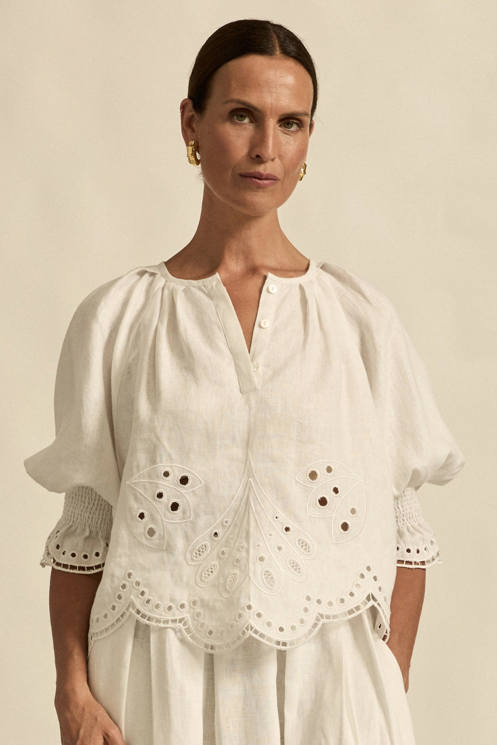 ZOE KRATZMANN | DAWN TOP | PORCELAIN