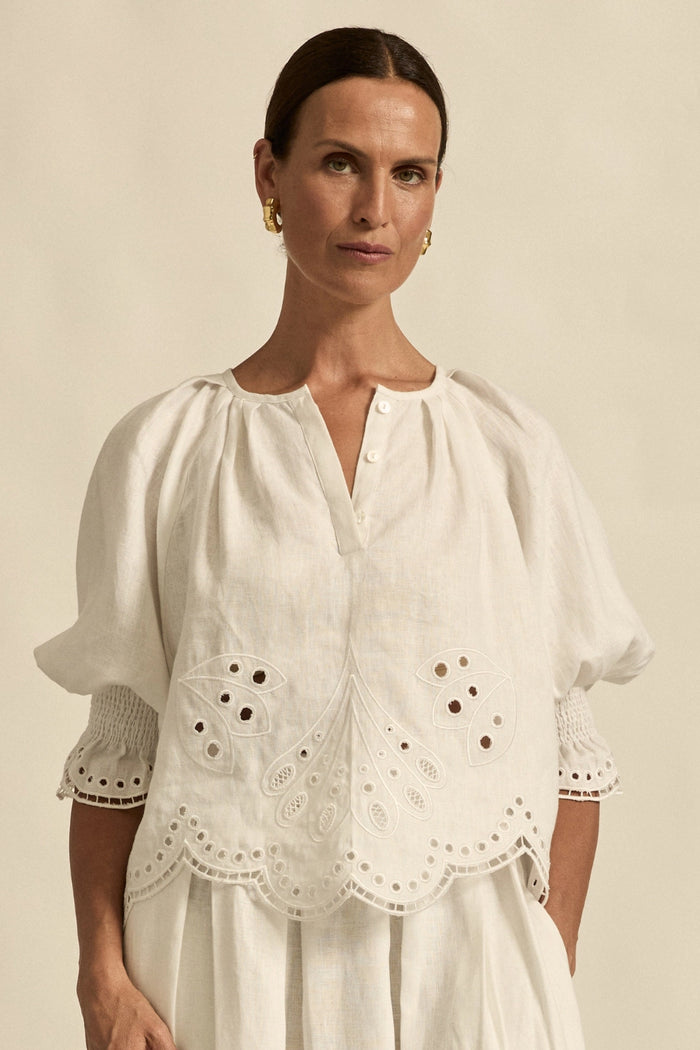 ZOE KRATZMANN | DAWN TOP | PORCELAIN