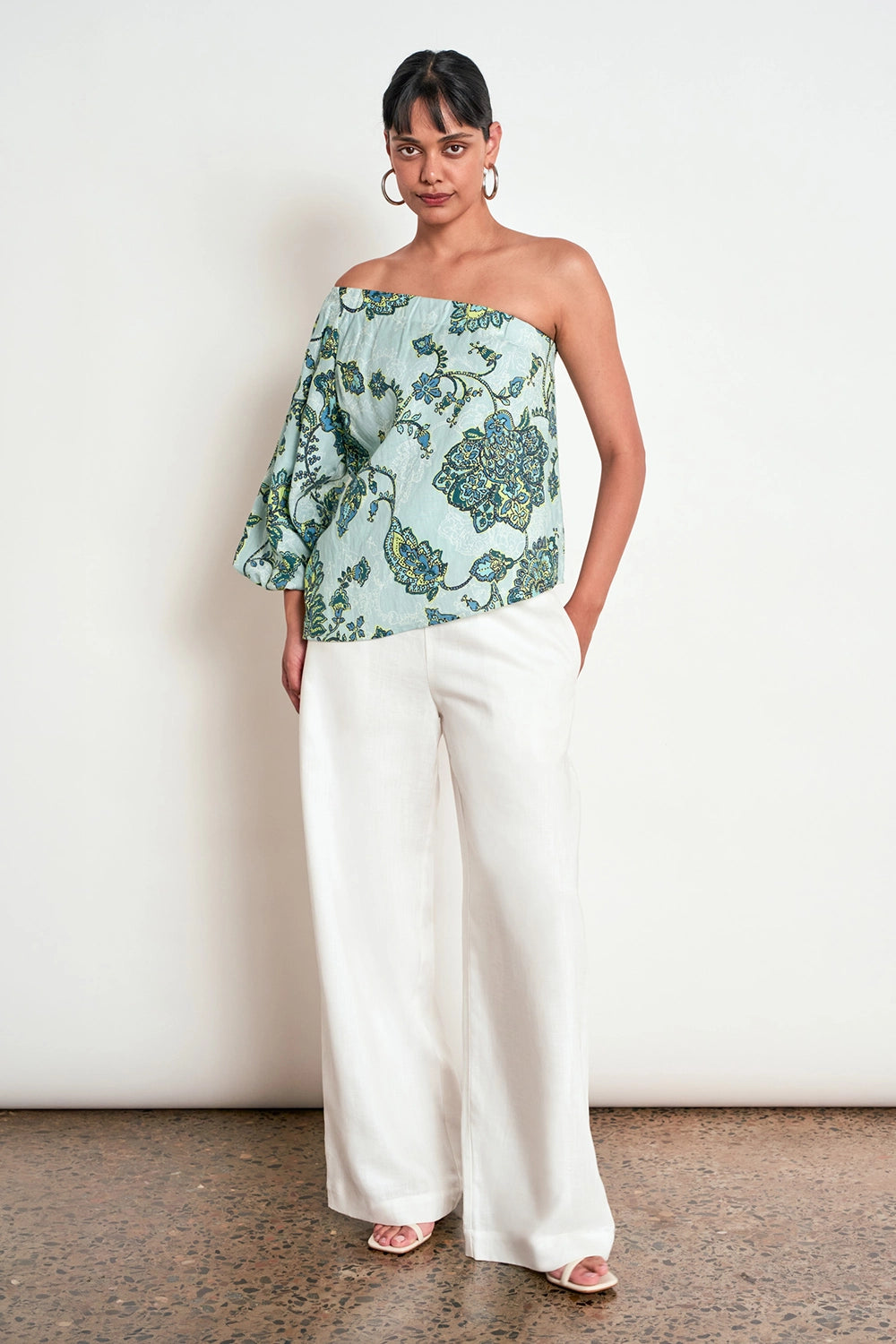 ZOE KRATZMANN | OFFSET PANT | PORCELAIN