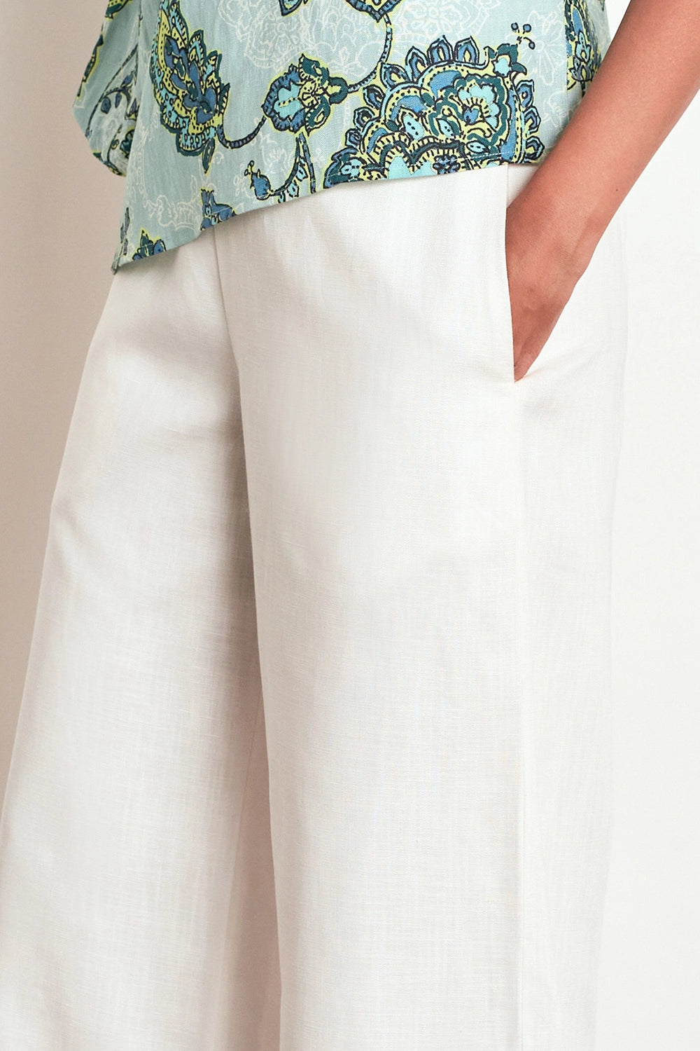 ZOE KRATZMANN | OFFSET PANT | PORCELAIN