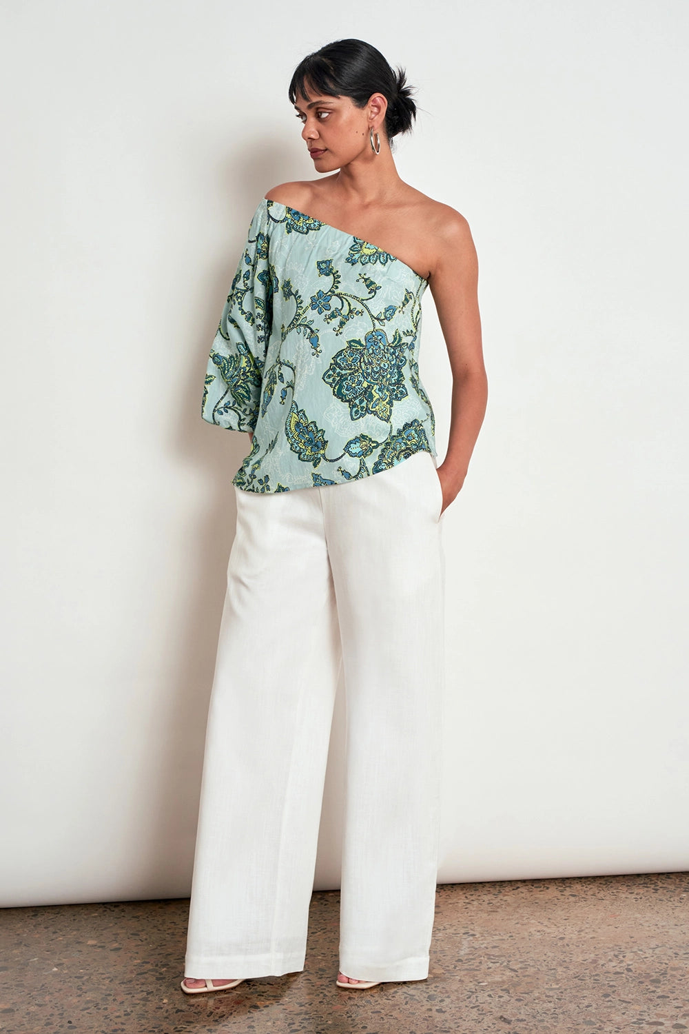 ZOE KRATZMANN | OFFSET PANT | PORCELAIN