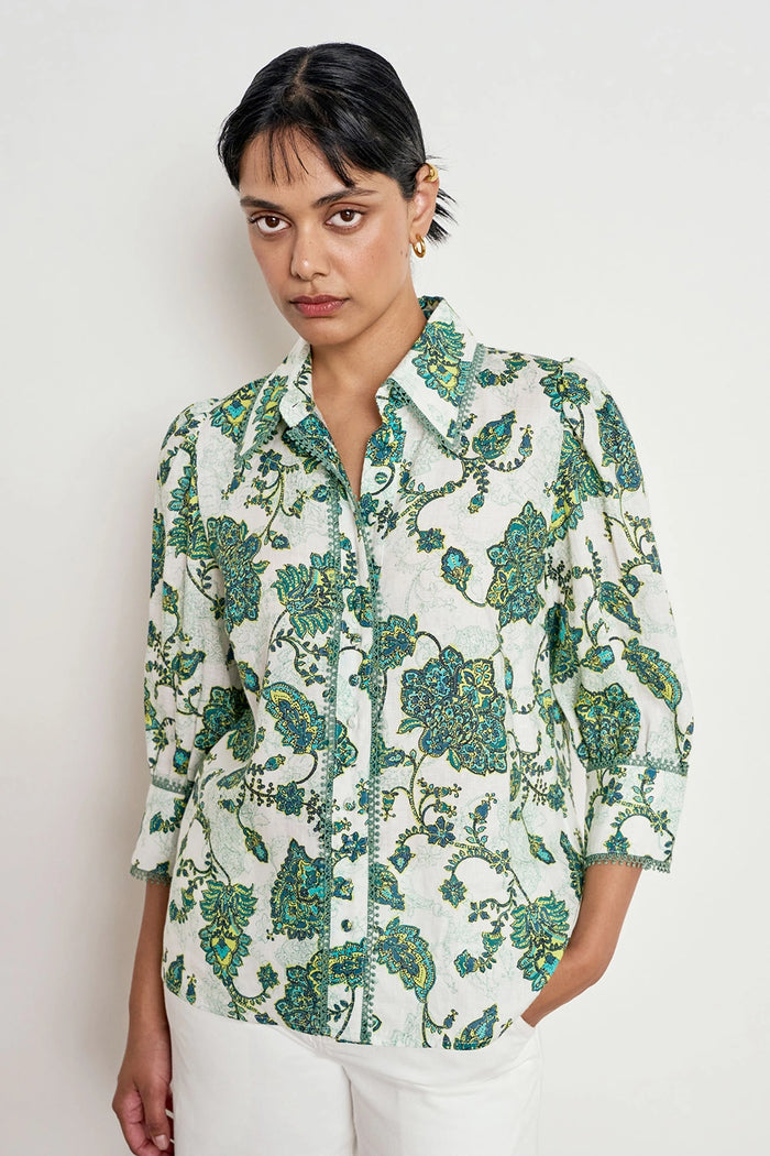 ZOE KRATZMANN | SERENADE TOP | GARDEN PAISLEY