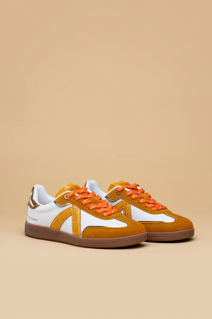 ASFVLT | Elite Classic - White/Cognac Croc/Gold