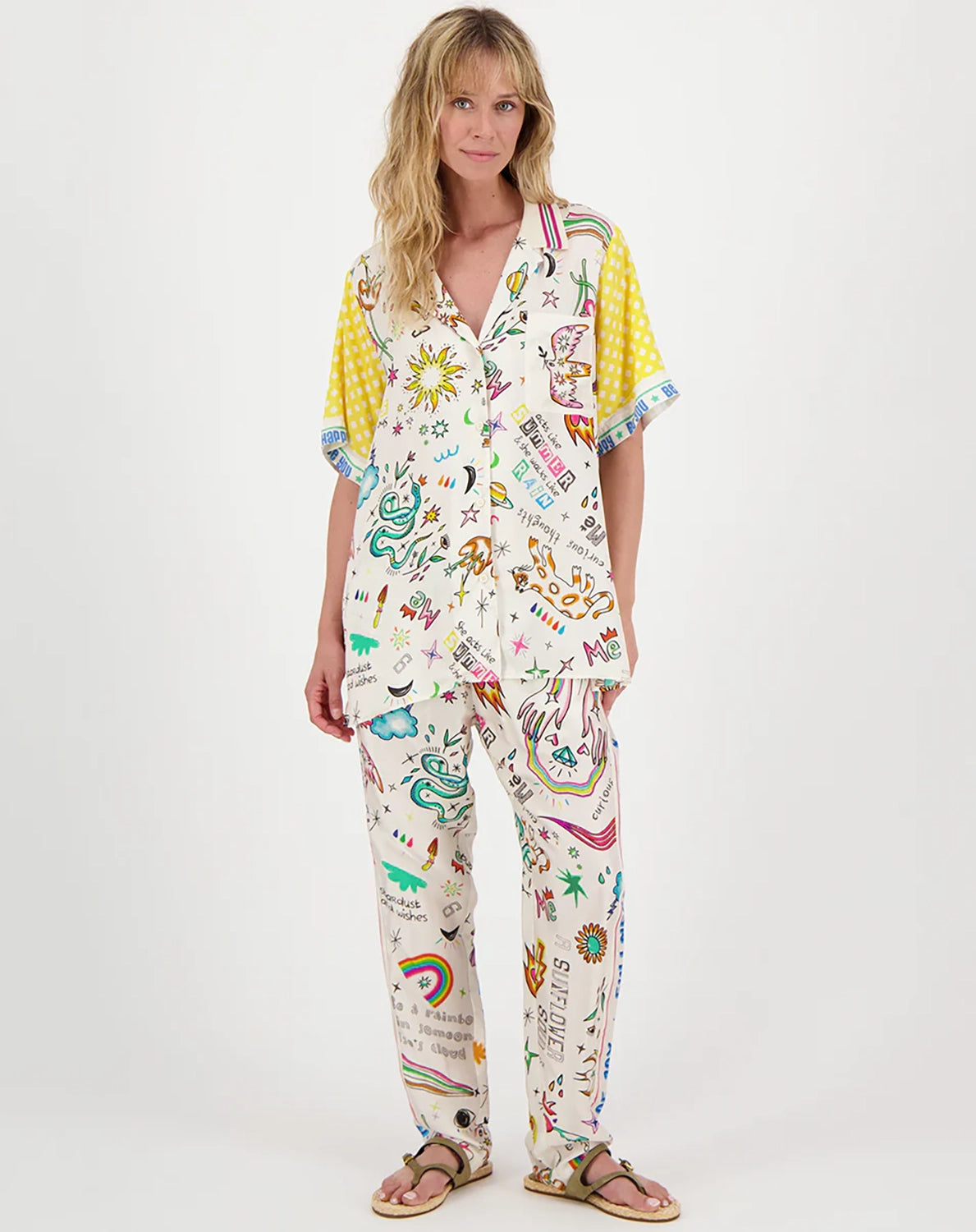 ME369 | Lilian Knit Collar Enlightenment Shirt