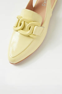 TOP END | FAVILLAS PATENT LEATHER - YELLOW