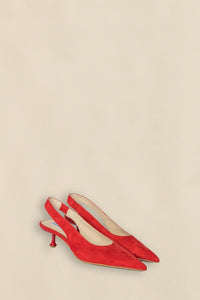 ZOE KRATZMANN | FAVOUR HEEL | CHERRY