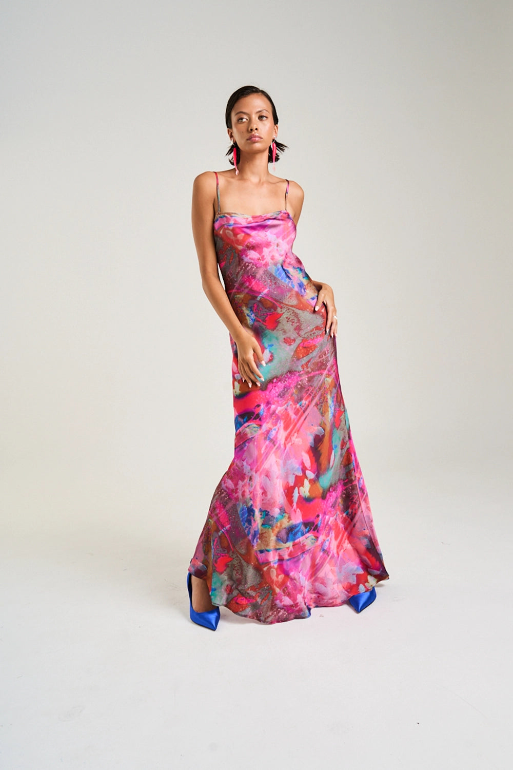 SUMMI SUMMI | LUNA MAXI DRESS - FISH TANK