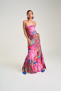 SUMMI SUMMI | LUNA MAXI DRESS - FISH TANK