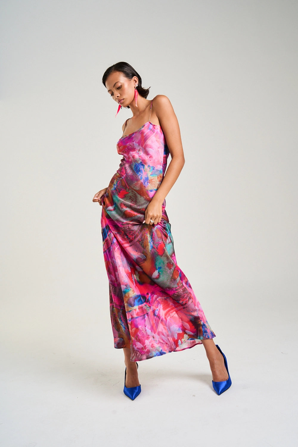 SUMMI SUMMI | LUNA MAXI DRESS - FISH TANK