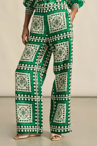 ZOE KRATZMANN | GESTURE PANT | PARROT SCARF