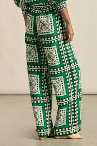 ZOE KRATZMANN | GESTURE PANT | PARROT SCARF