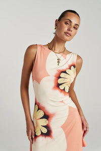 Summi Summi | Boatneck Mesh Mini Dress - Harlequin