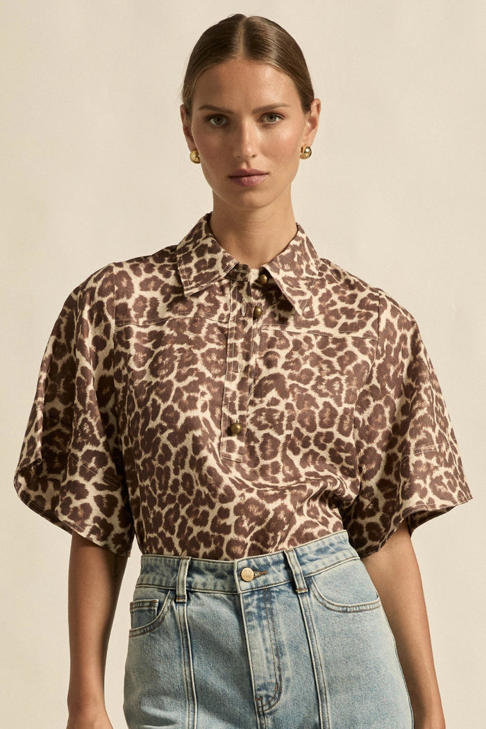ZOE KRATZMANN | INSINUATE TOP | OCELOT