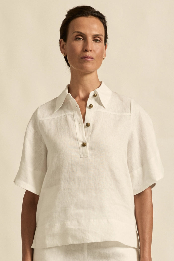 ZOE KRATZMANN | INSINUATE TOP | PORCELAIN