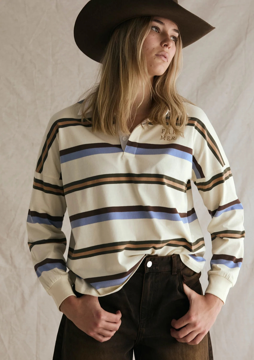 Far Mer | Jersey Blue/Brown