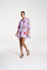 SUMMI SUMMI | BIG SHIRT - LILAC TROPPO