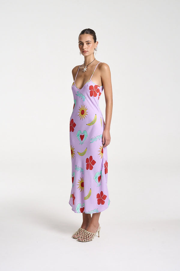 SUMMI SUMMI | SIREN MIDI - LILAC TROPPO