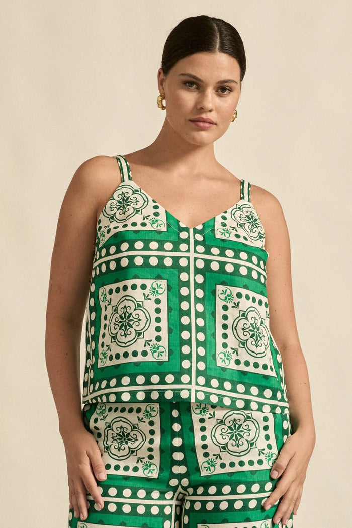 ZOE KRATZMANN | MEMO TOP | PARROT SCARF