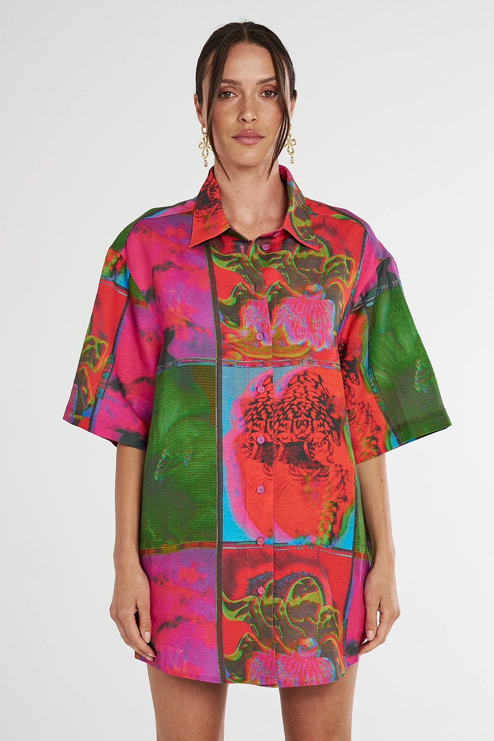 SUMMI SUMMI | BIG SHIRT - NEON UNTAMED