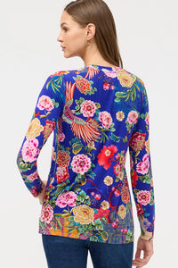JOHNNY WAS | THE JANIE FAVORITE L/S CREW NECK FITTED - VICTORIA R16225-O
