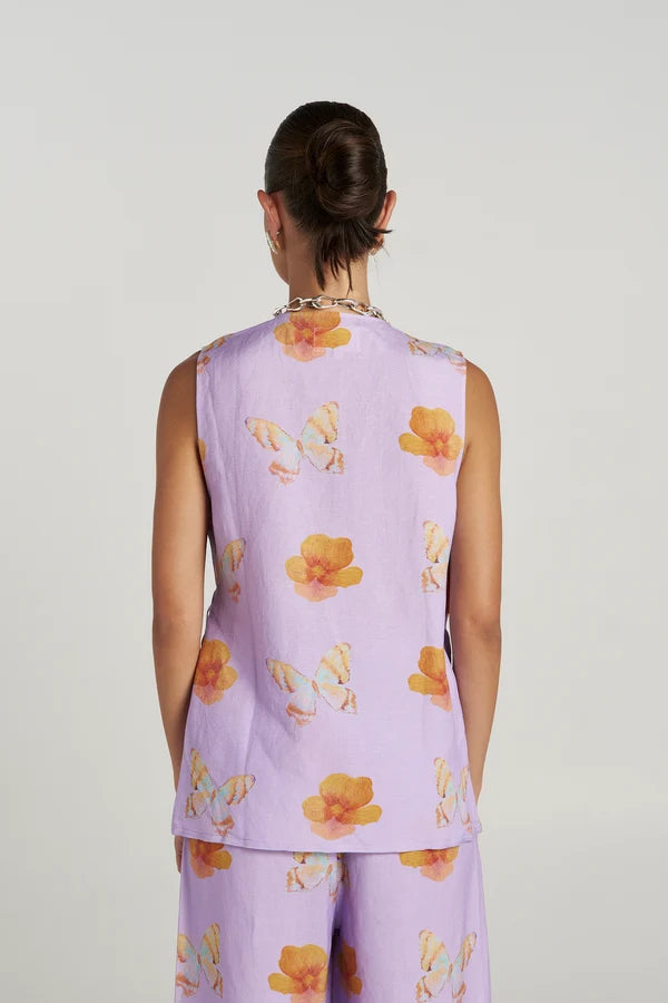 Summi Summi | Tie Front Vest - Reverie